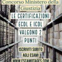 Concorso Ministero Giustizia